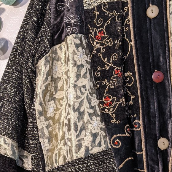 Flashback Renaissance Quilted Patchwork Jacket - Picture 3 of 5